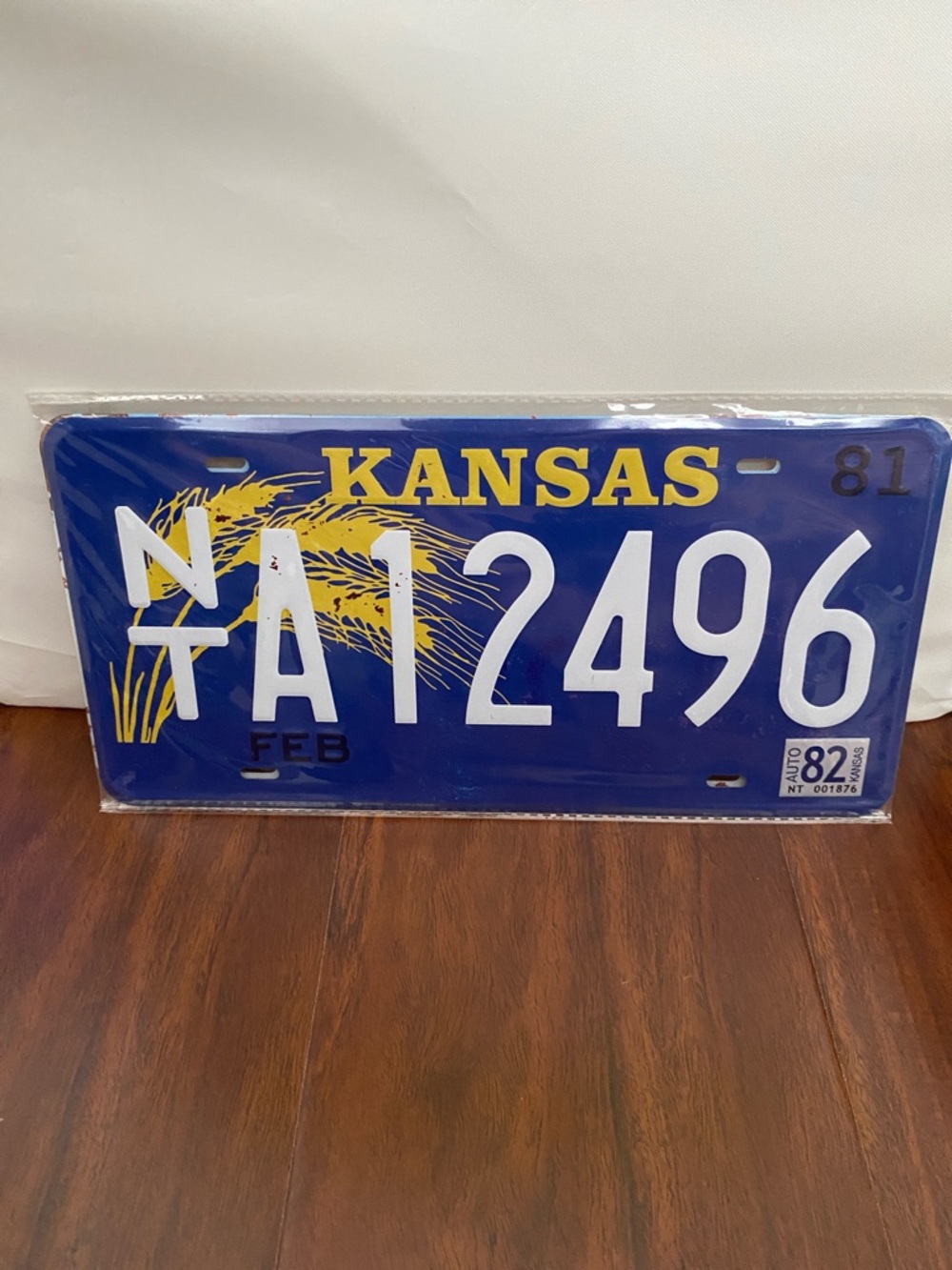 Kansas License Plate
